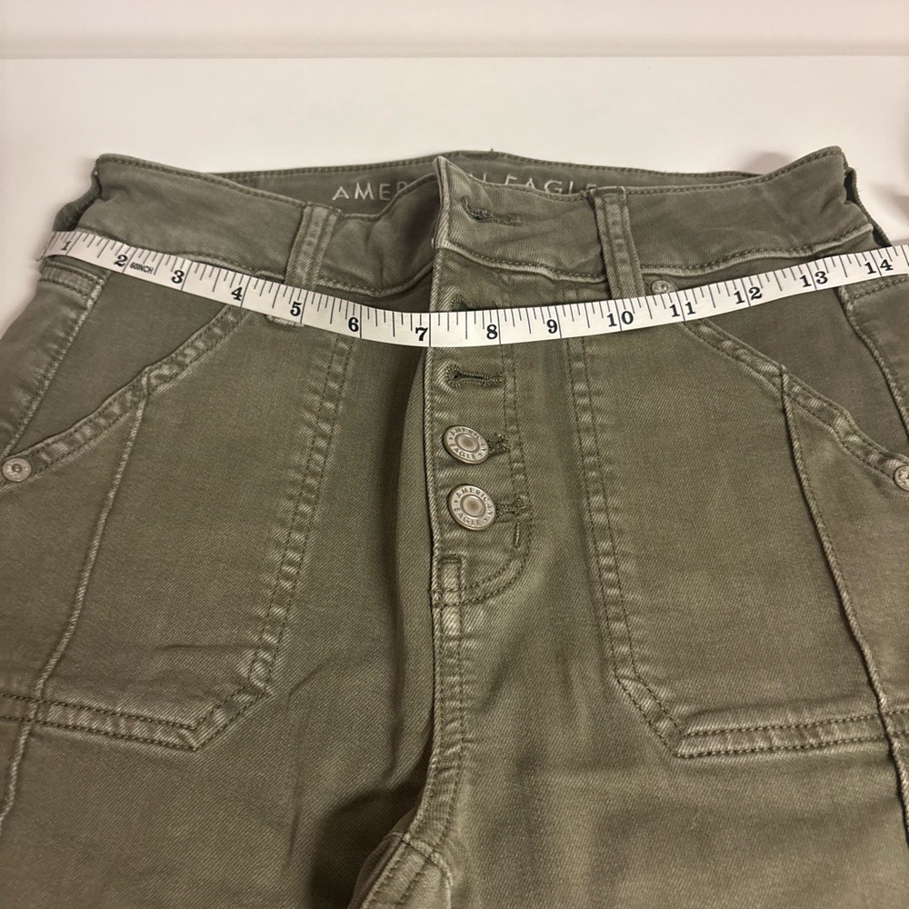 American Eagle Outfitters Olive Green jeans - Picture 5 of 7